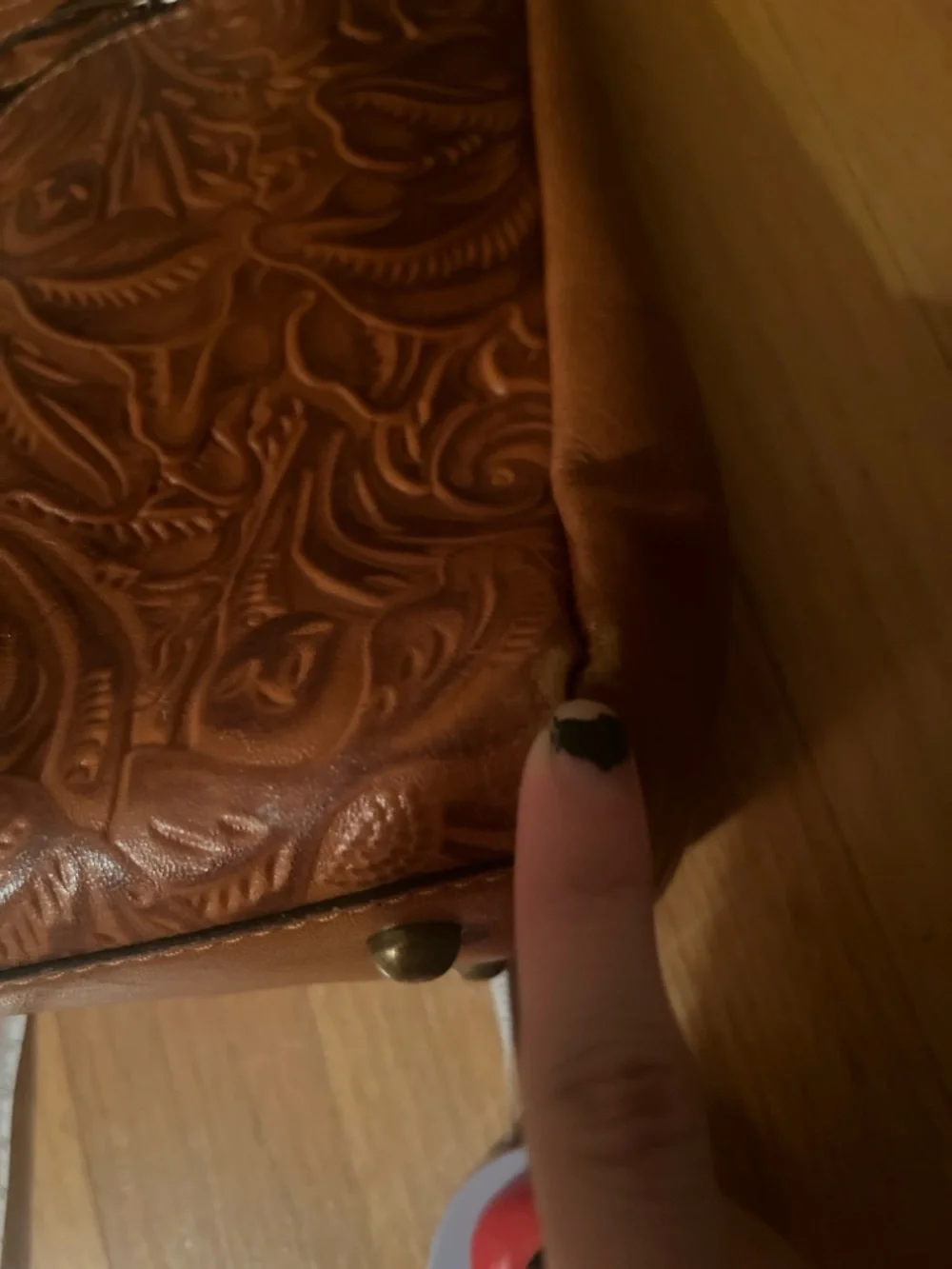 Patricia Nash Poppy Tote Handbag in Tooled Florence Leather - Picture 16 of 16